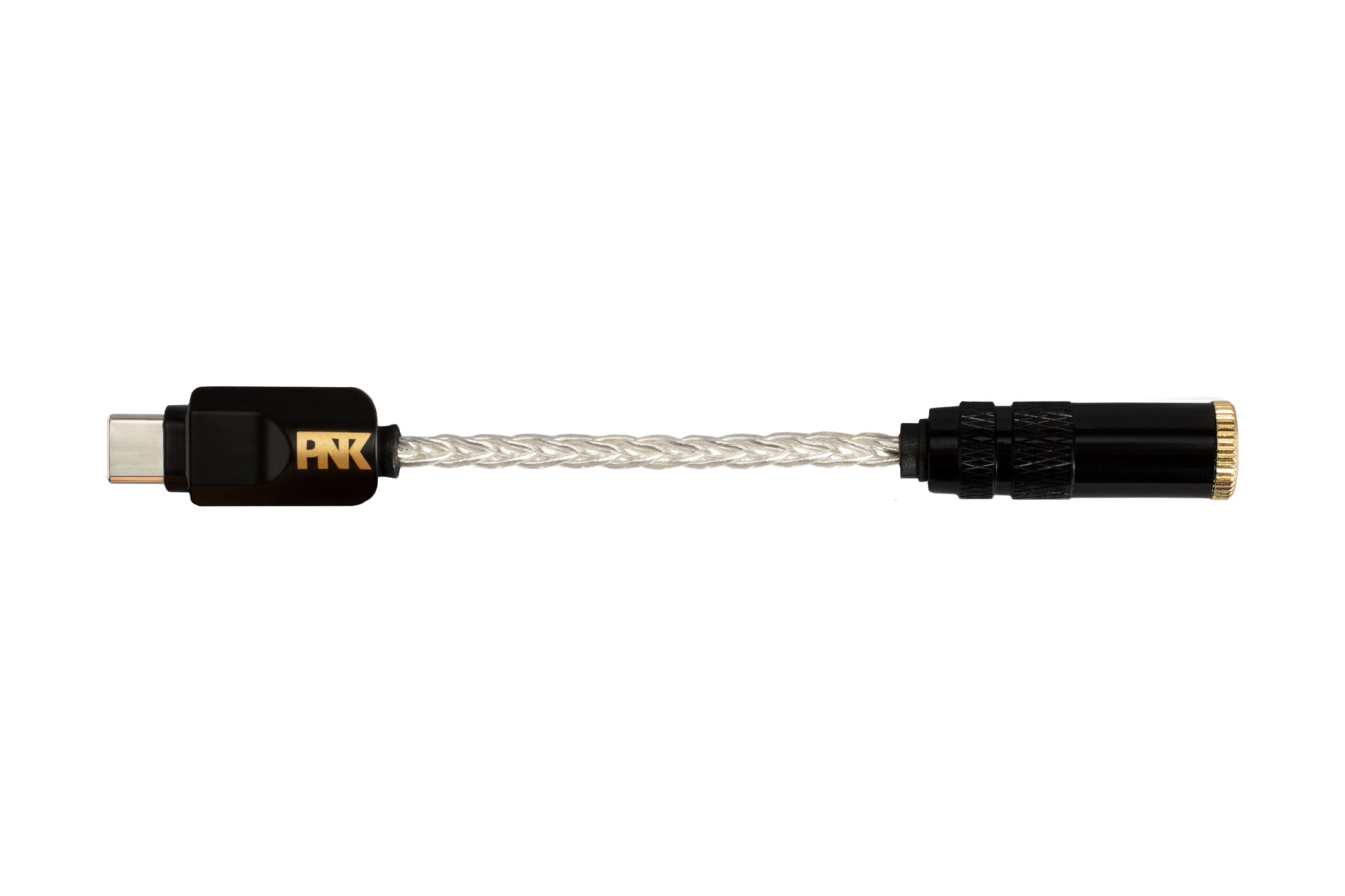 ピエール中野監修  Type-C to 4.4mm バランス変換アダプタ  HSE-AD03B-pnk  バランスピダック  DAC　正面　真直ぐ