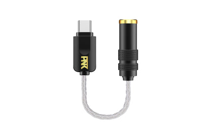 ピエール中野監修  Type-C to 4.4mm バランス変換アダプタ  HSE-AD03B-pnk  バランスピダック  DAC　正面
