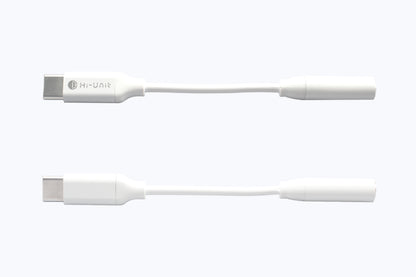 USB-C to 3.5mm ステレオミニ変換アダプタ   HSE-AD01 　表と裏
