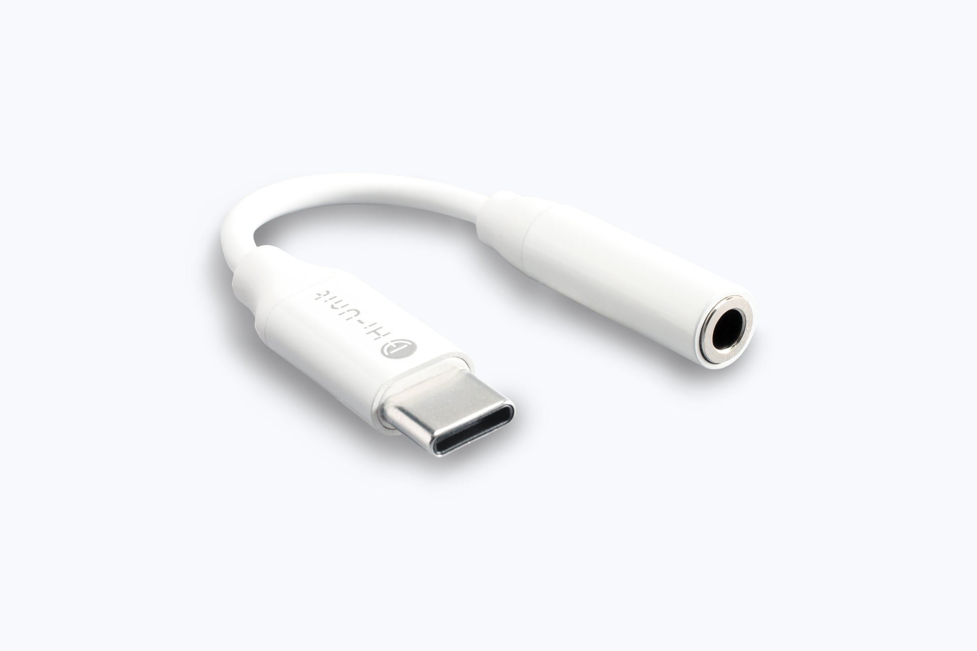 USB-C to 3.5mm ステレオミニ変換アダプタ   HSE-AD01 　斜め上から