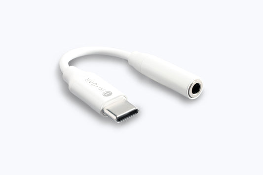 USB-C to 3.5mm ステレオミニ変換アダプタ   HSE-AD01 　斜め上から
