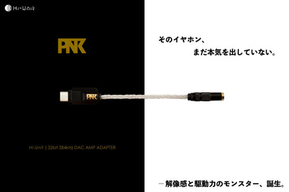 ピエール中野監修   Type-C to 3.5mm 変換アダプタ  HSE-AD03-pnk ピダック  DAC パンフレット