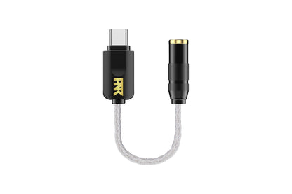ピエール中野監修   Type-C to 3.5mm 変換アダプタ  HSE-AD03-pnk ピダック  DAC　正面　