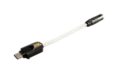 ピエール中野監修   Type-C to 3.5mm 変換アダプタ  HSE-AD03-pnk ピダック  DAC　斜め　真直ぐ